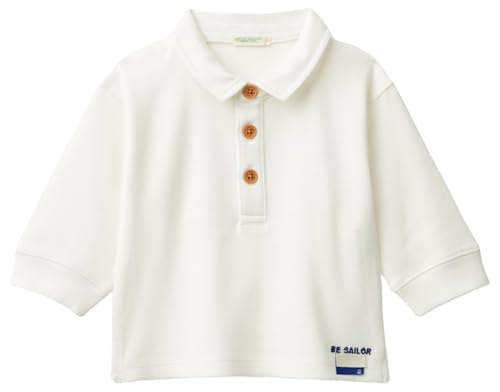Benetton T-shirt Maglia Polo M/L Polo Over Patch