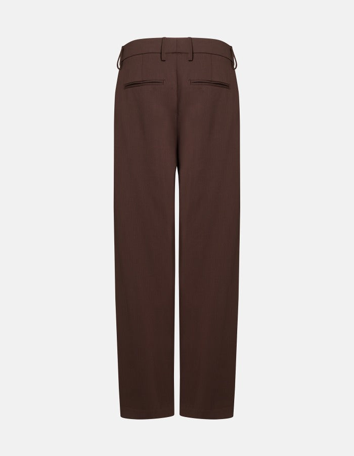 Dondup Lia DP840S pantalone donna cioccolato lana