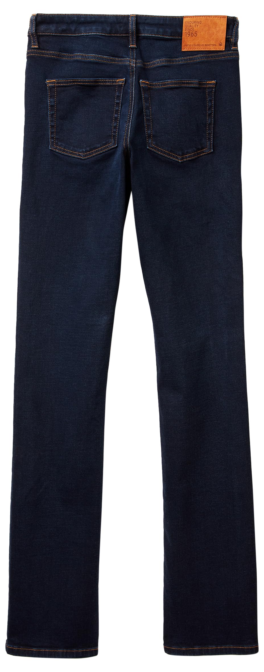 Benetton Pantaloni Denim Bootleg Donna Stretch 5 Tasche