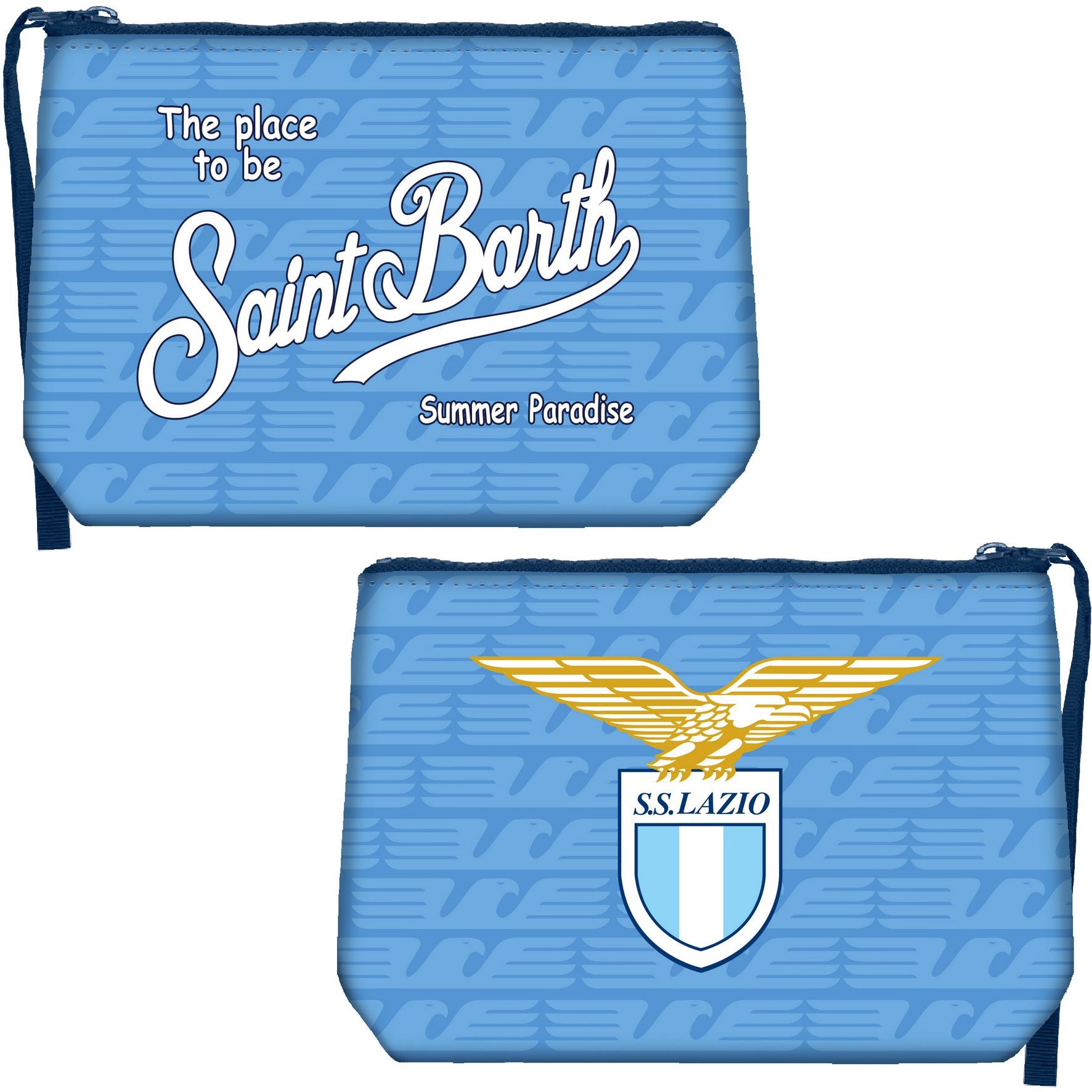 MC2 Saint Barth Aline 04192L pochette Lazio Aquila azzurro