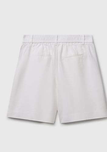 Benetton 4AGHD901V Bermuda Lino Bianco XXS