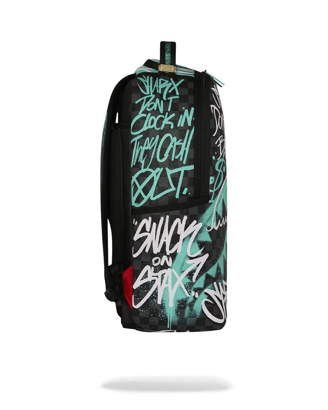 Sprayground Spray Poetry III zaino nero verde acqua 910B8754NSZ