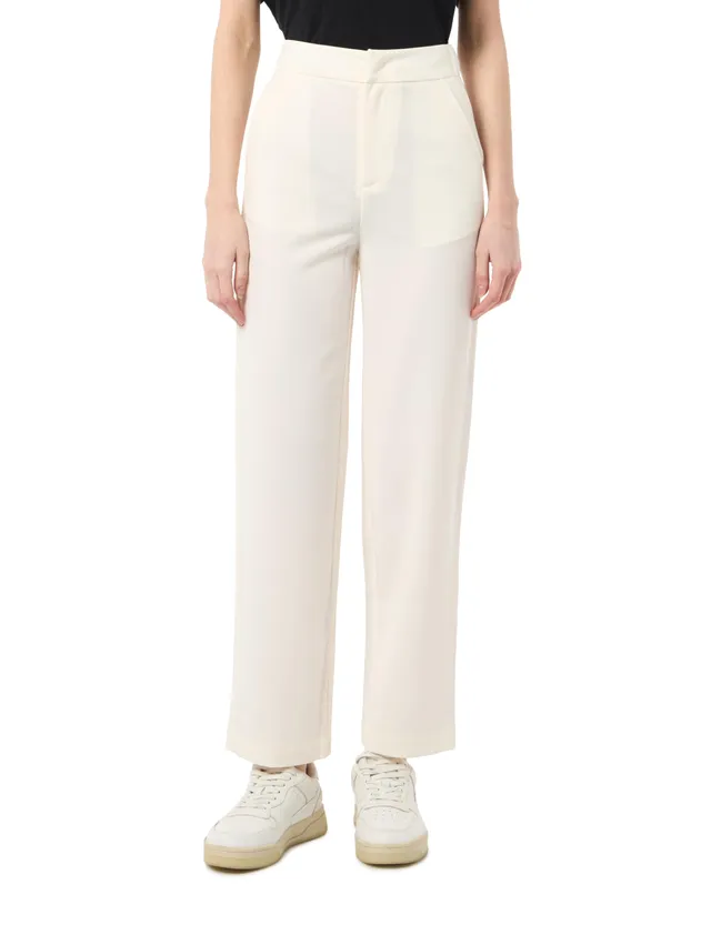 Benetton 4oigdf078 Pantaloni Donna Regular Taglia 36 Stretch