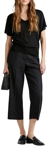 Benetton Maglieria 103VD402U Maglione Donna Scollo V Manica Corta