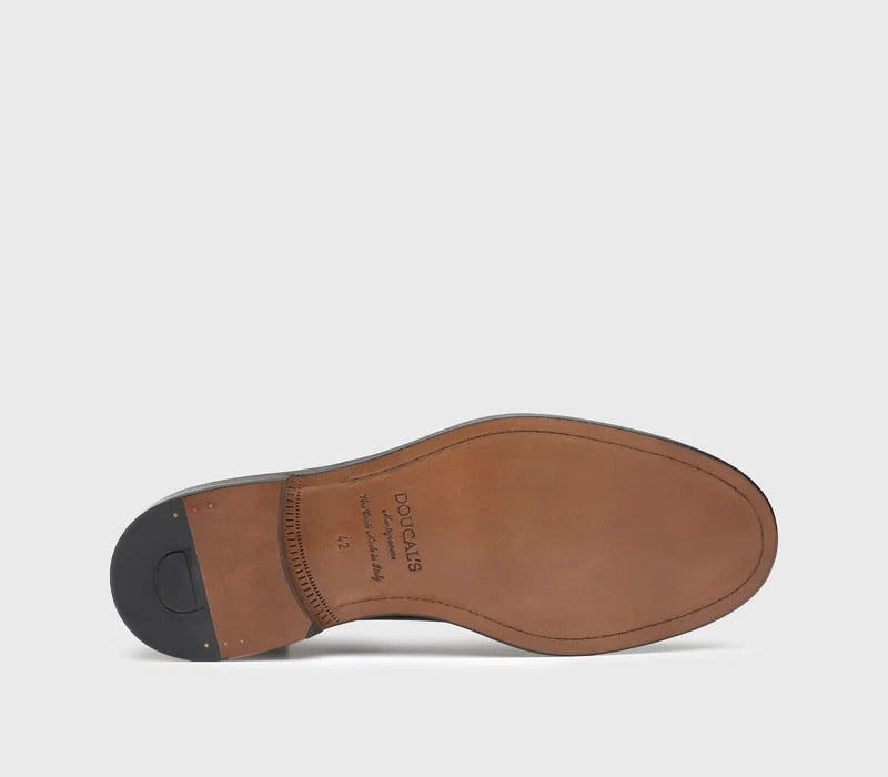 Doucal's Derby Horse DU1385PHOEUY007 scarpa derby nero pelle