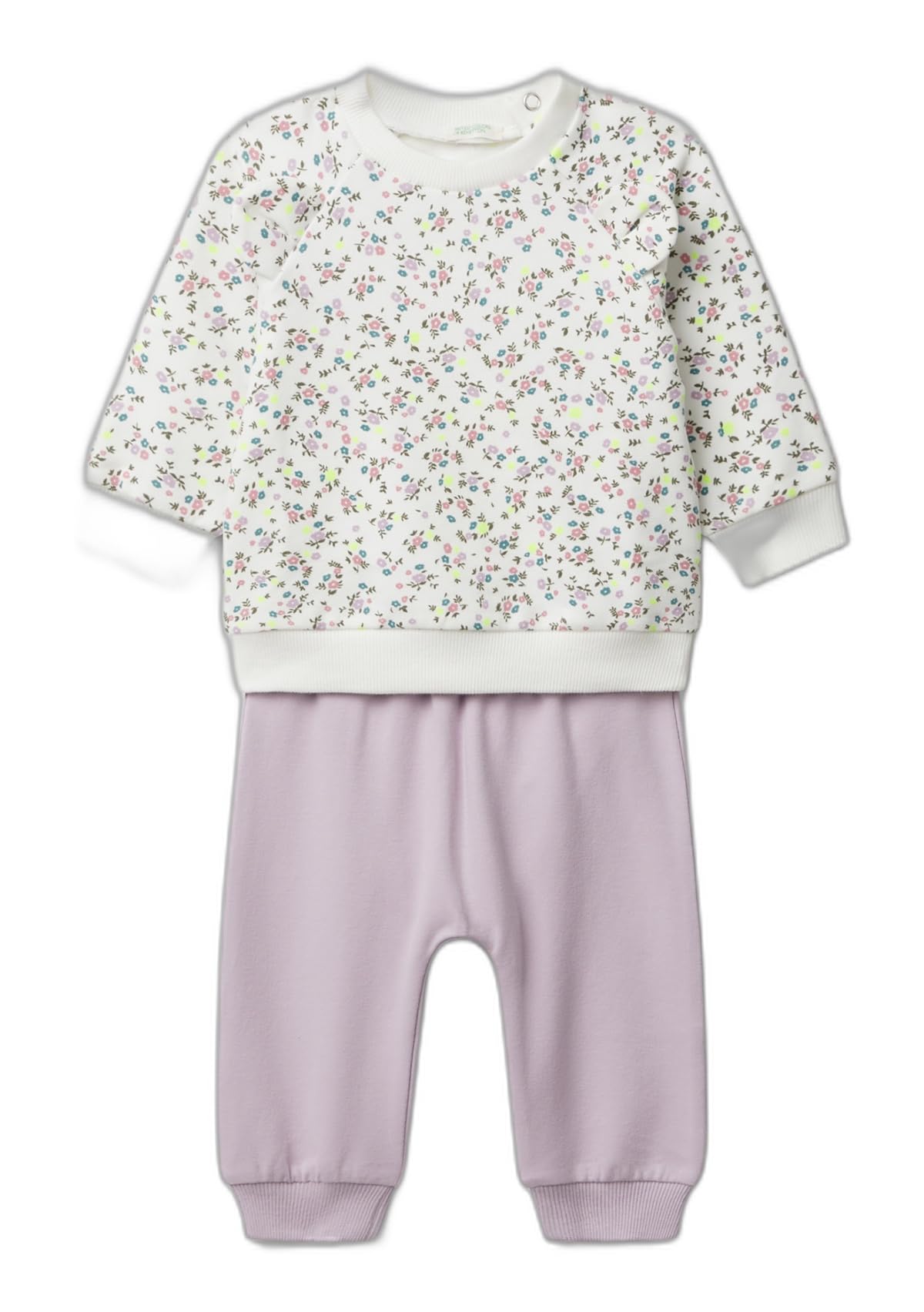 Benetton Felpe e Tute completo 3QGXAK01B tuta bianco 164