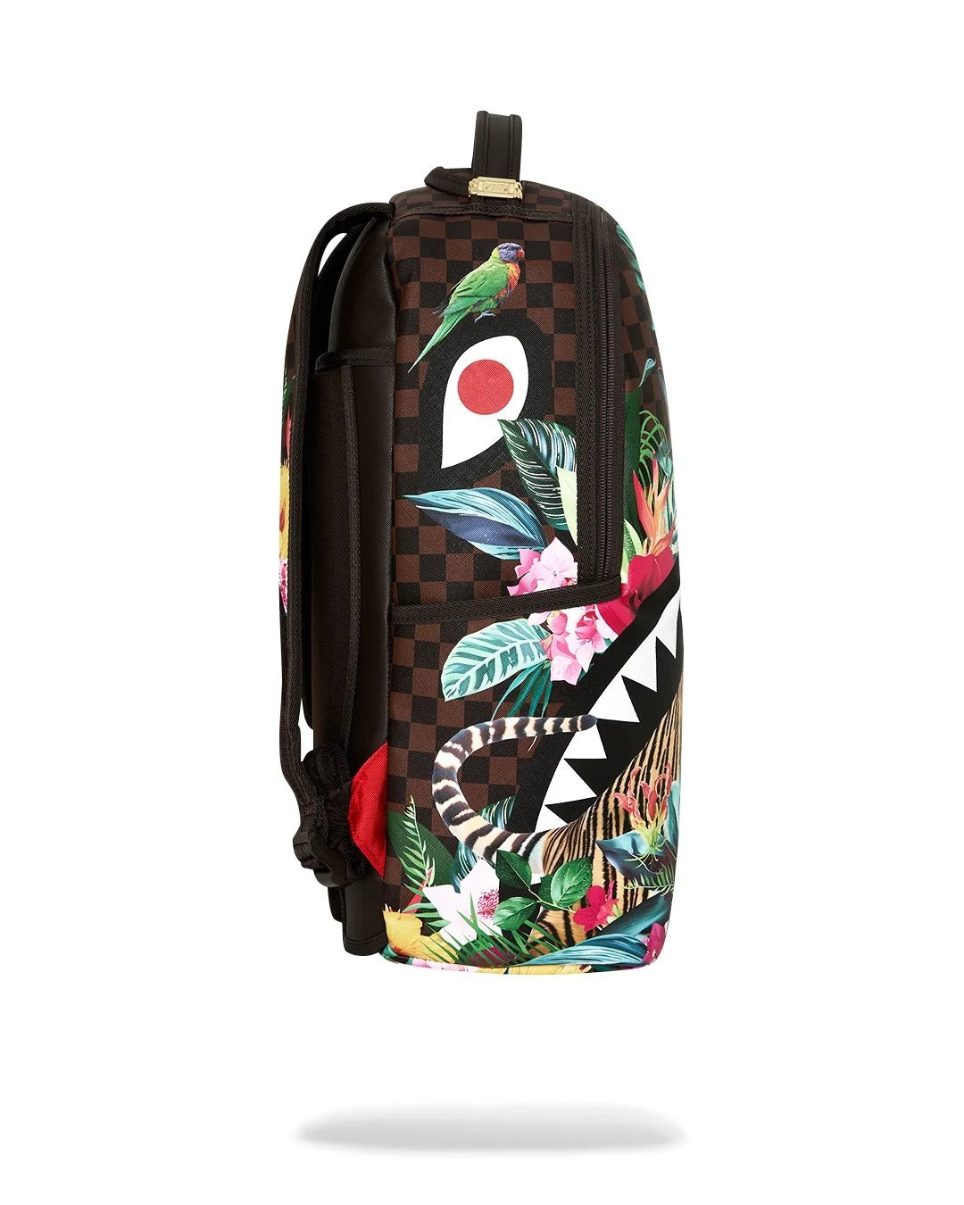 Sprayground Flowering Jungle Shark zaino marrone multicolor