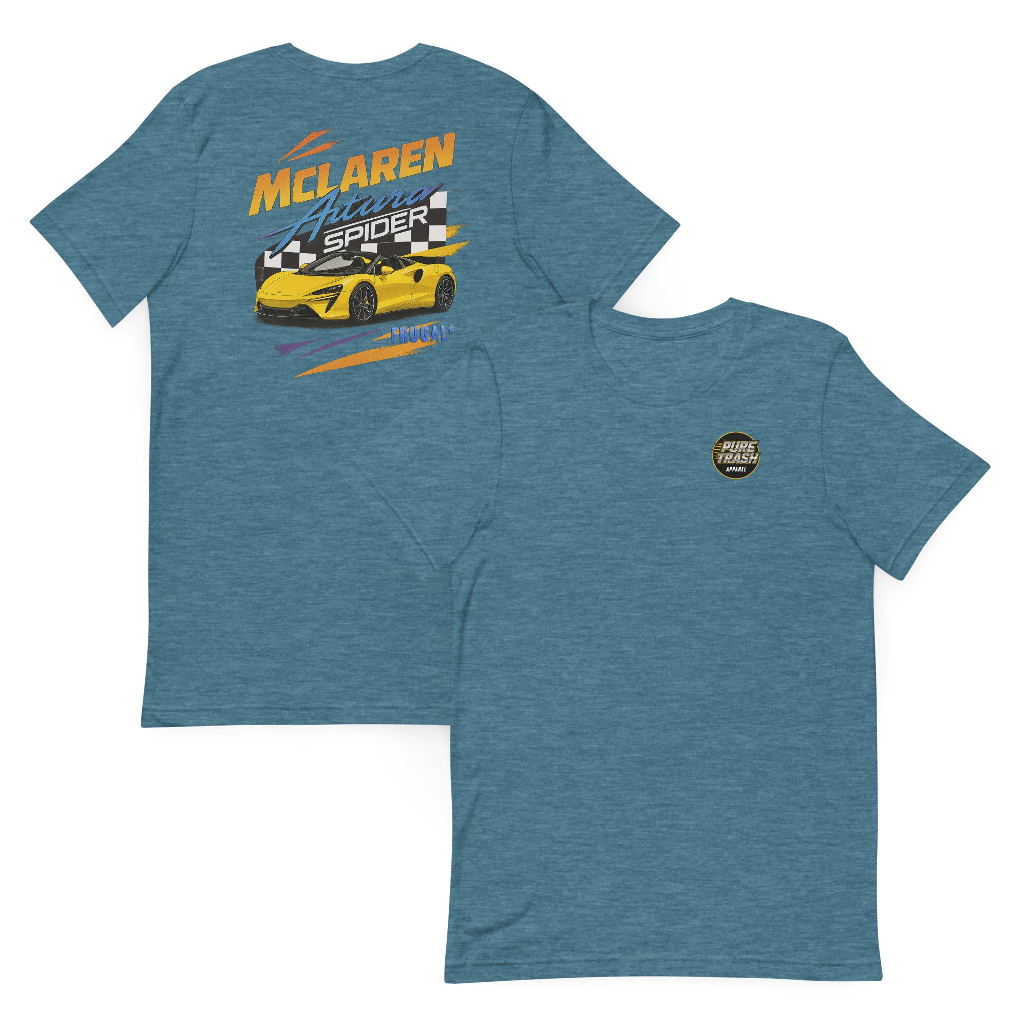 Pure Trash McLaren Tee maglietta uomo nera cotone