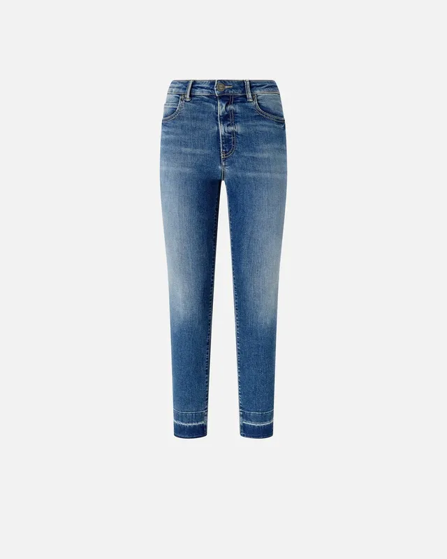 Pinko Sabrina Skinny Jeans Donna Blu Scuro