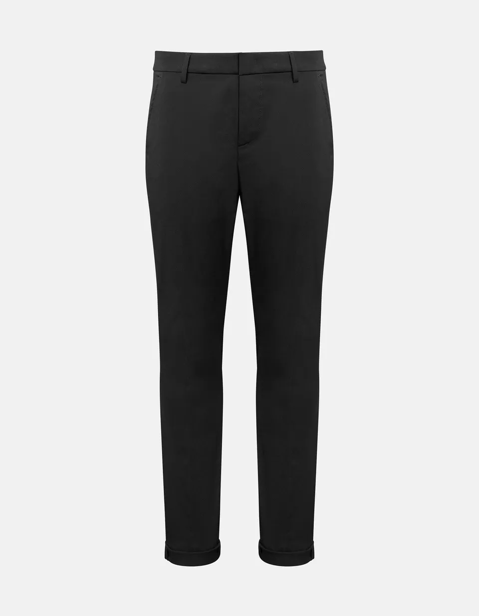 Dondup UP235 OS0121U pantalone gabardina nero slim 30