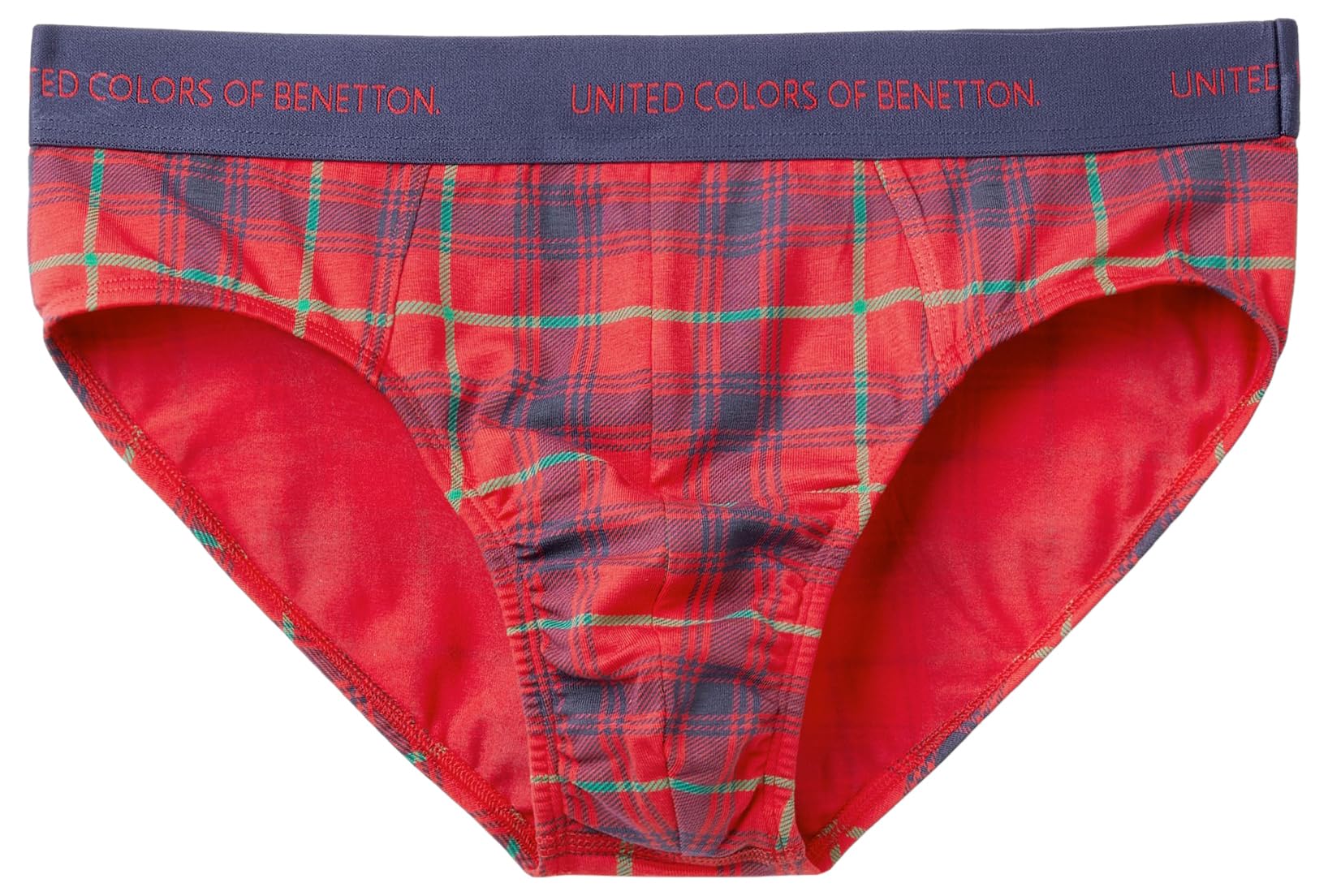 Benetton Slip Culotte Uomo Cotone Stampa Natalizia
