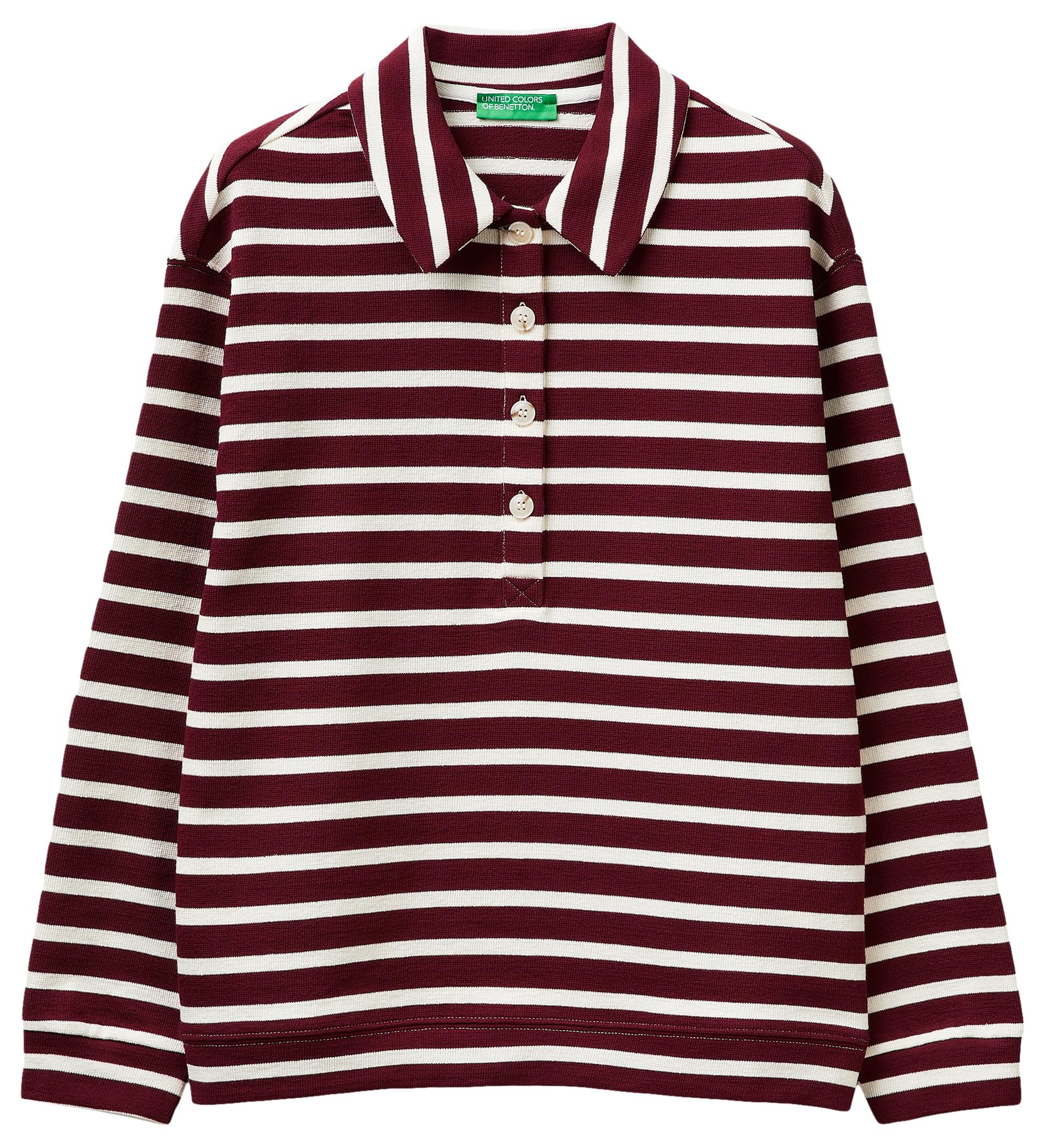 United Colors of Benetton 3pnud3018 Polo Donna Panna XXS