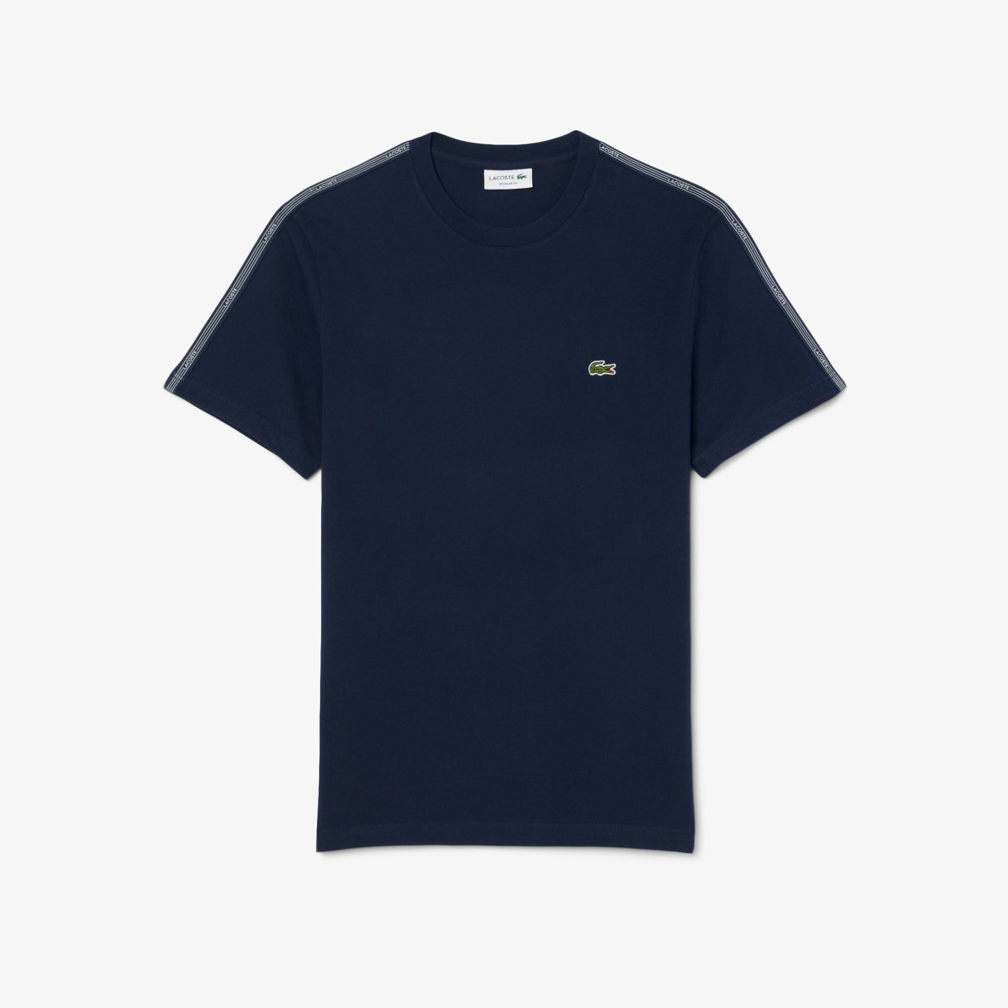 Lacoste TH0888 T-Shirt Uomo Blu Navy Cotone