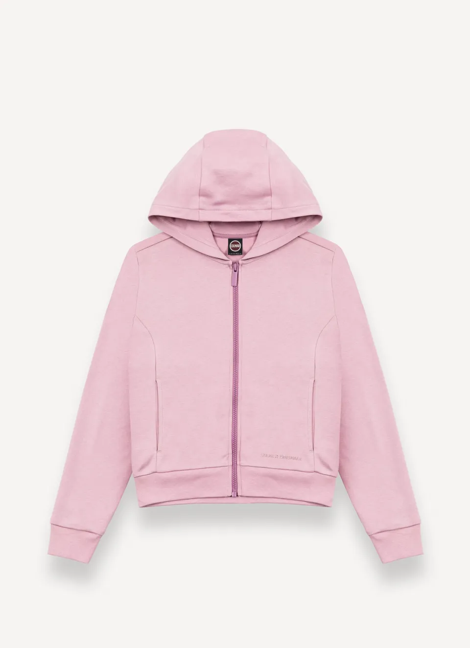 Colmar Backpacker 3602 Felpa Bambina Rosa Paris Zip Cotone