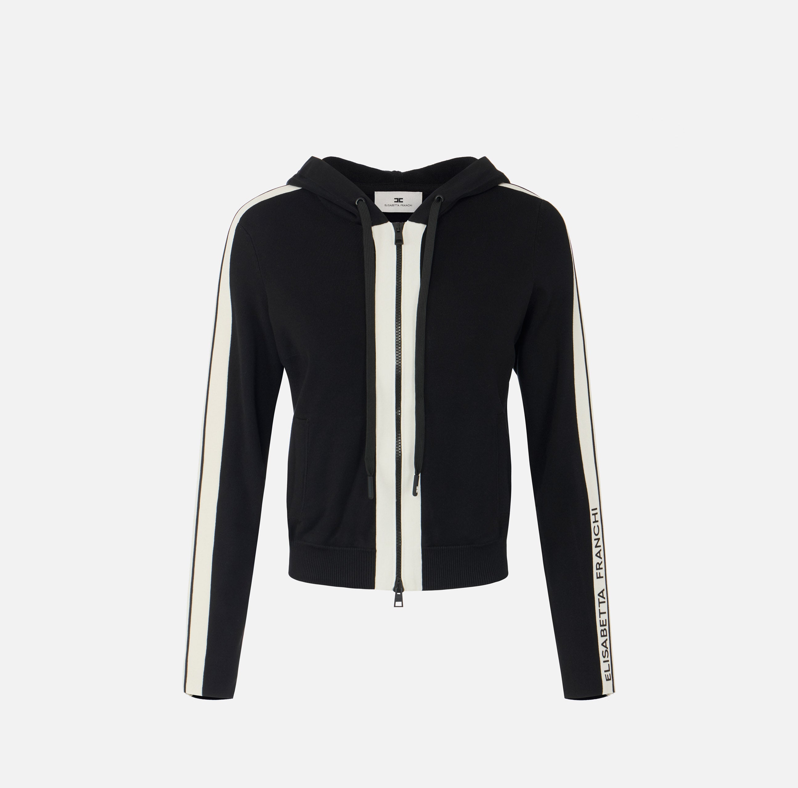 Elisabetta Franchi MK15S66E2 Felpa Donna Nero Burro