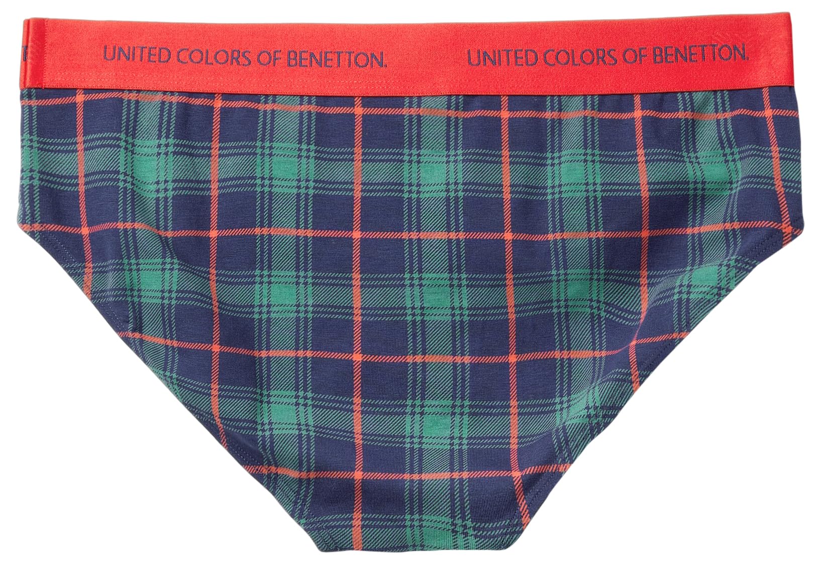 Benetton Slip Culotte Uomo Cotone Stampa Natalizia