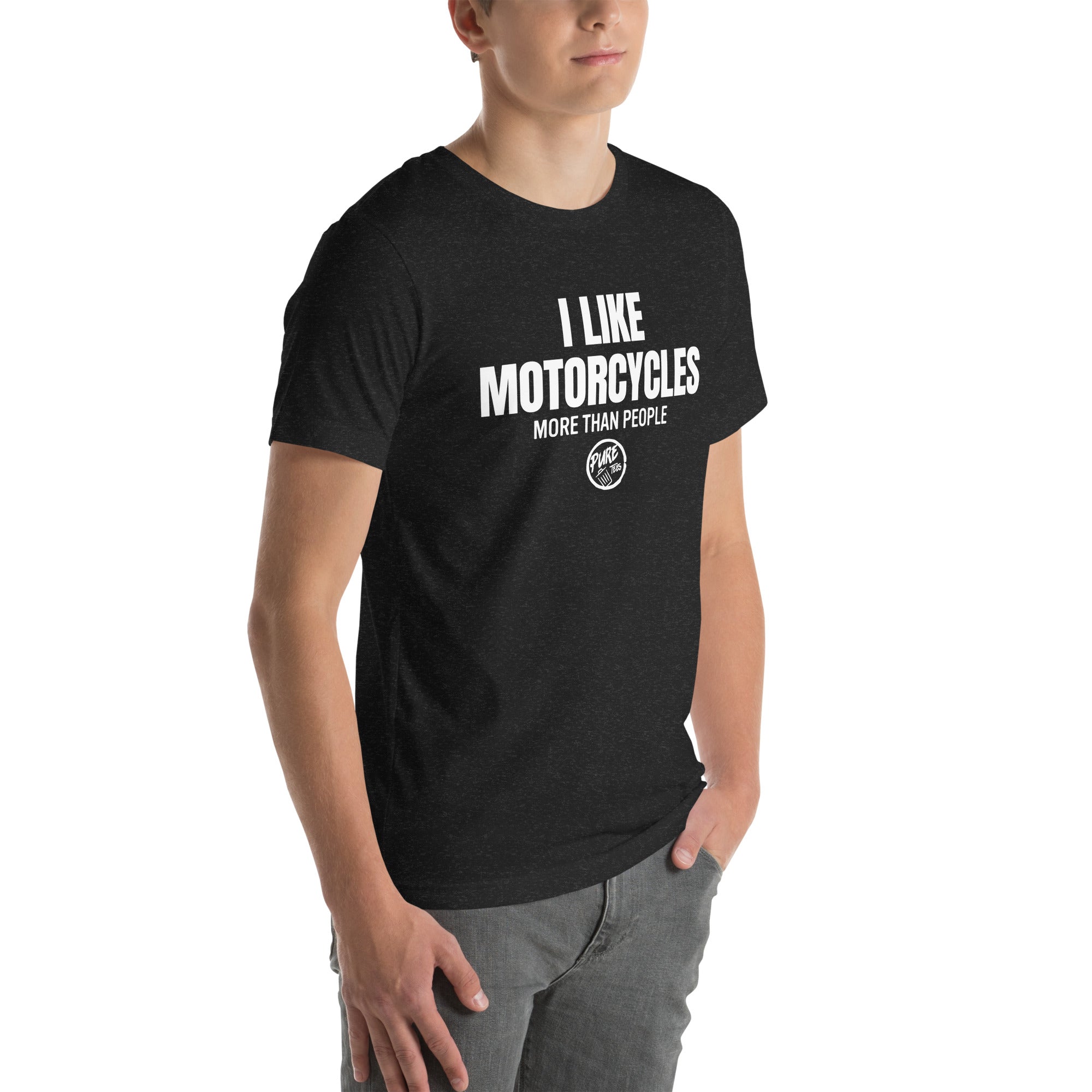 Pure Trash I like Motorcycles maglietta uomo cotone biker