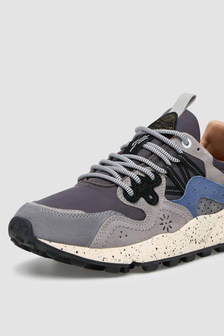 Flower Mountain Yamano 3 Sneaker Uomo Grigio Scuro Suede