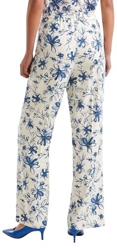 Benetton 43nbdf02s Pantalone Donna XXS Blu viscosa