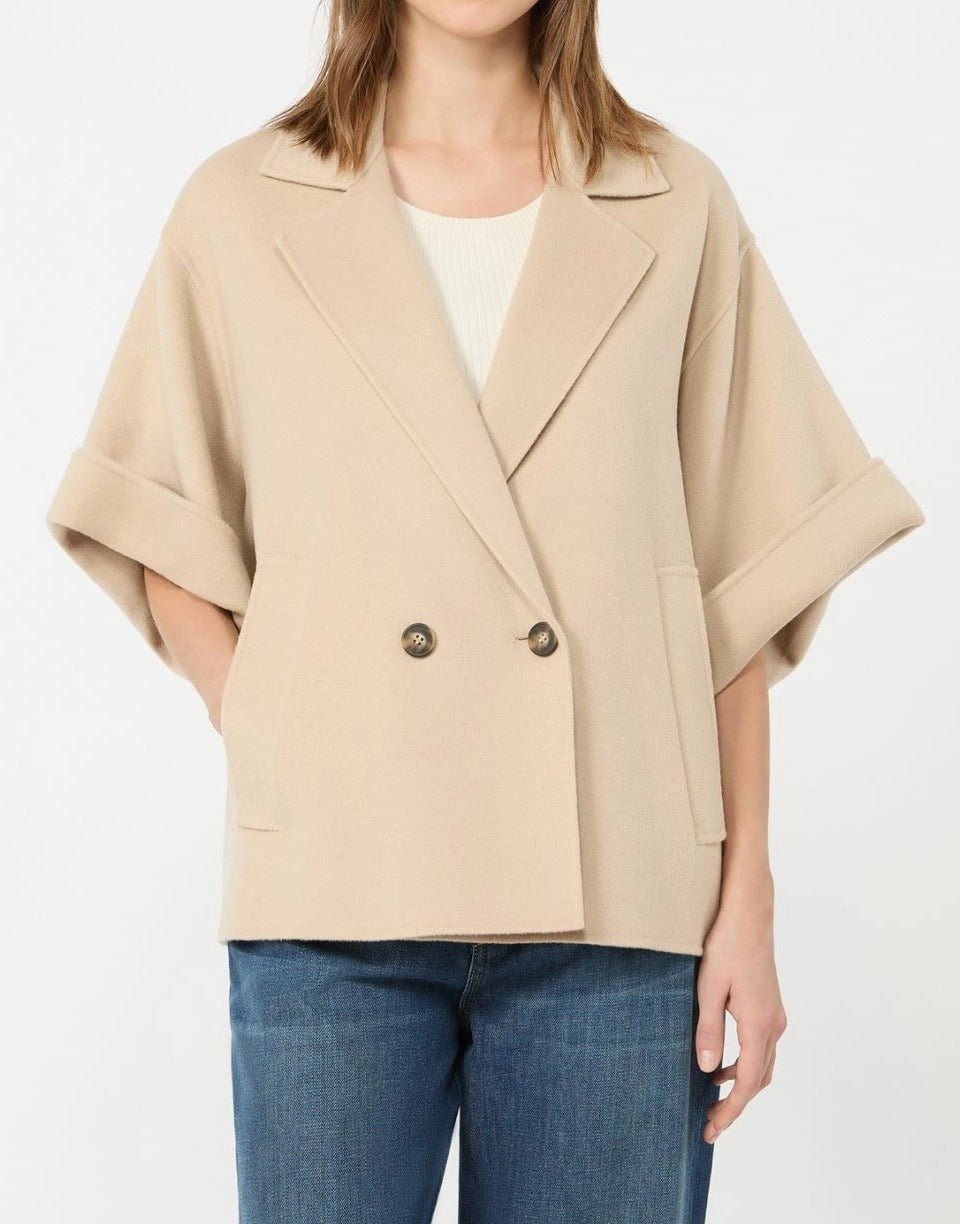 Weekend Max Mara Neo Giacca Donna Sabbia Lana