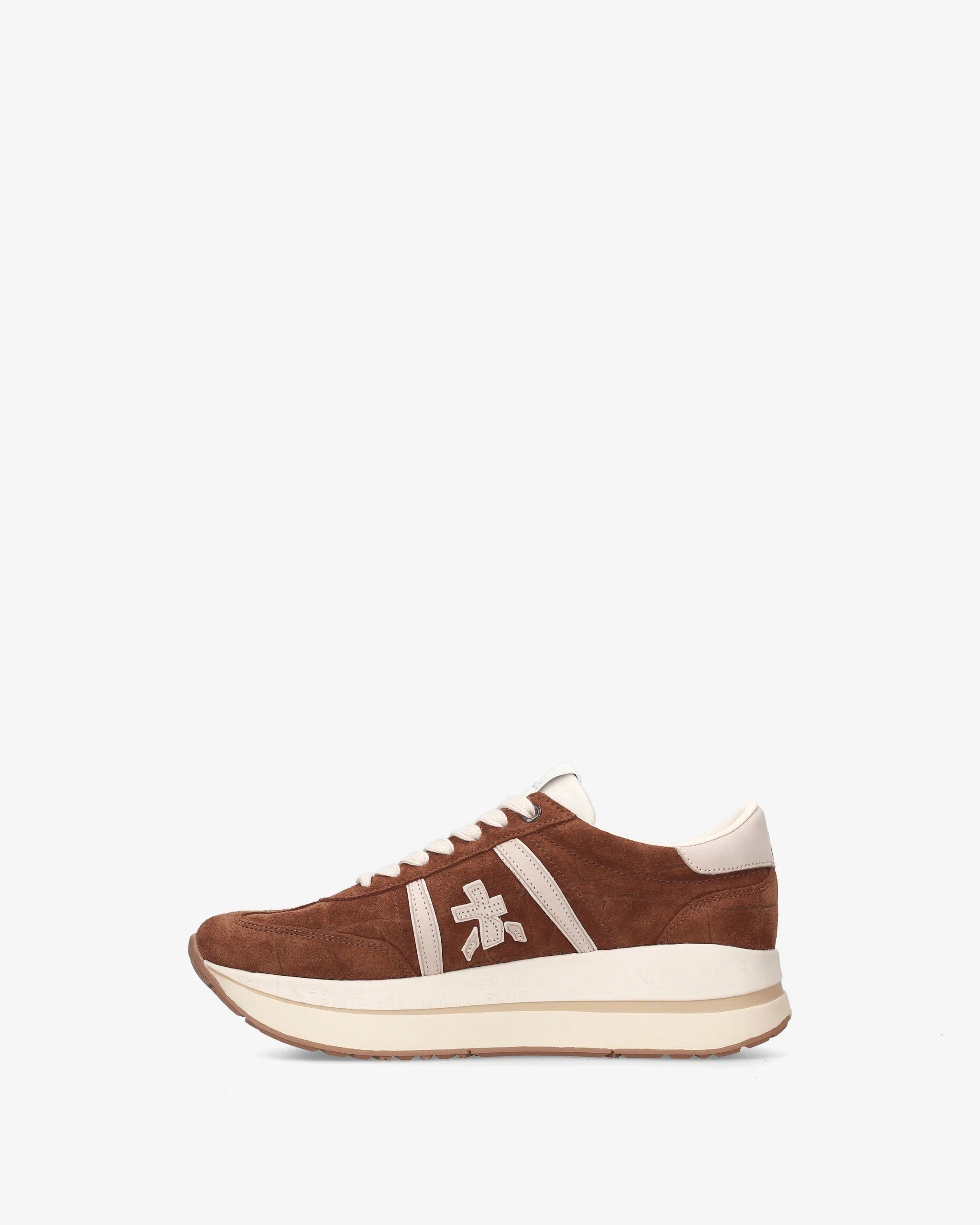 Premiata Bethcoin 8509 sneakers donna marrone camoscio