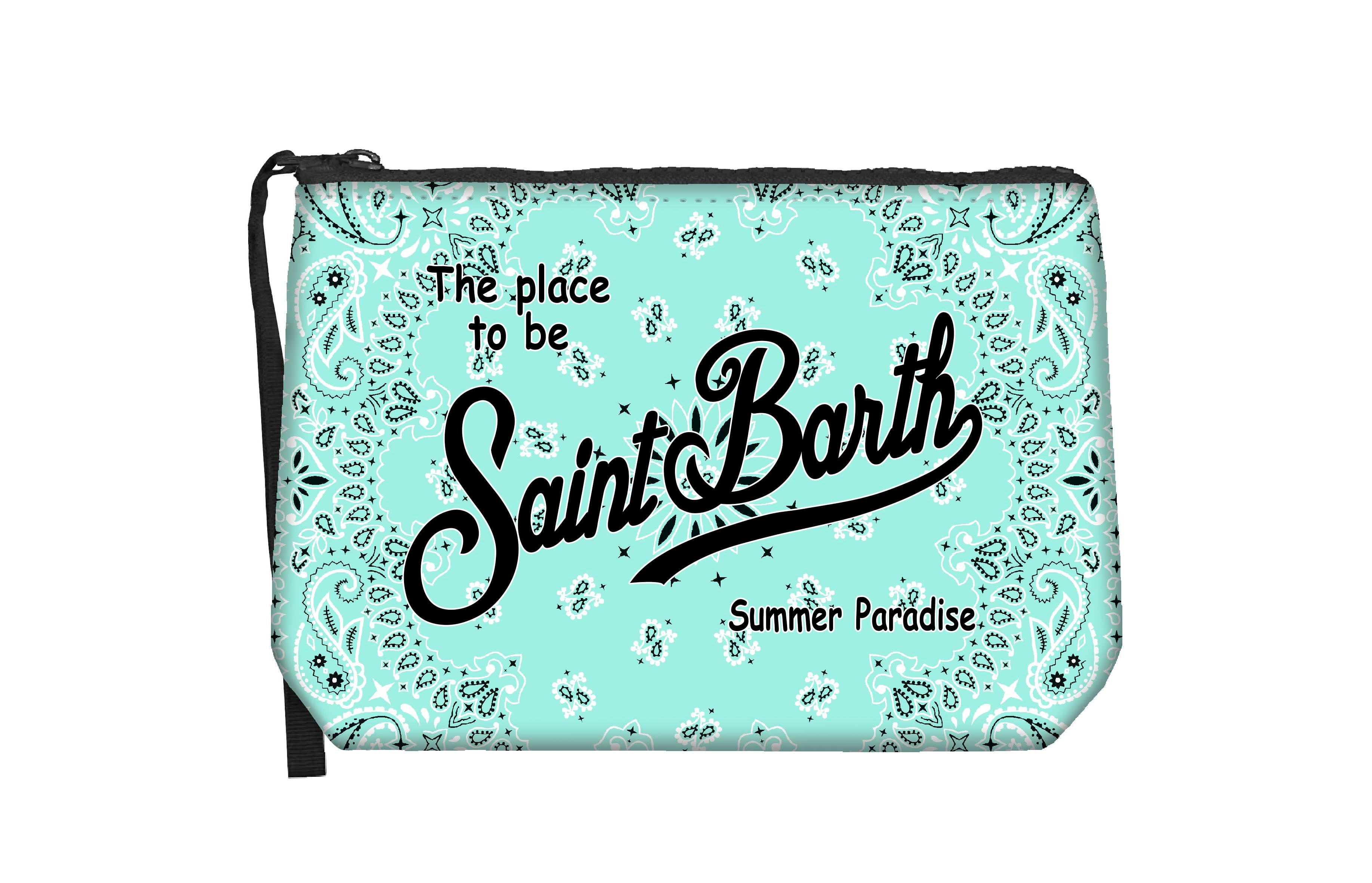 MC2 Saint Barth Aline 00940L Pochette Verde Acqua Bandana
