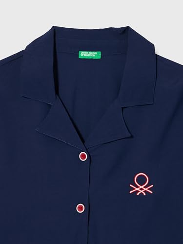 Benetton 4Q1G3P00L Set Pigiama Donna L Viscosa
