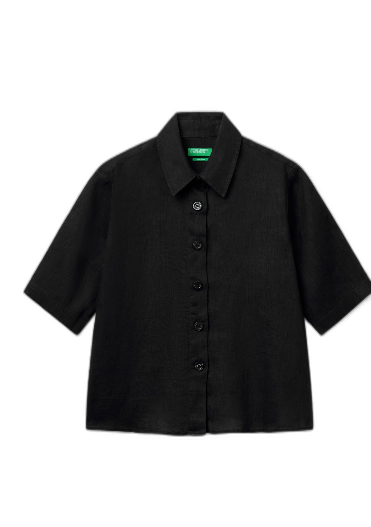Benetton 5bml5qb75 Camicia Donna Classica
