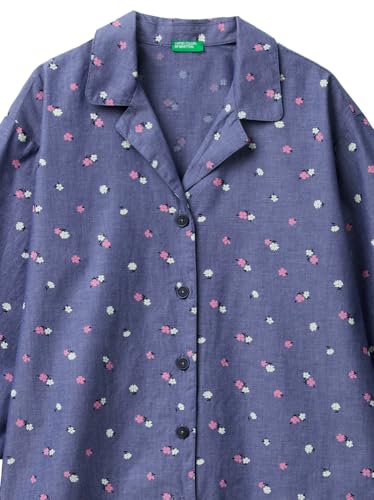 Benetton 46QX3P00Z Set Pigiama Donna Chambray XX