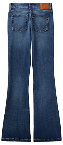 Benetton Pantaloni Denim Flare Donna 5 Tasche Regular