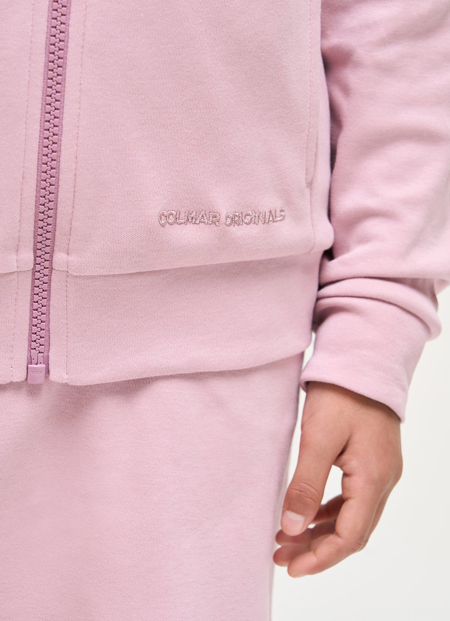 Colmar Backpacker 3602 Felpa Bambina Rosa Paris Zip Cotone