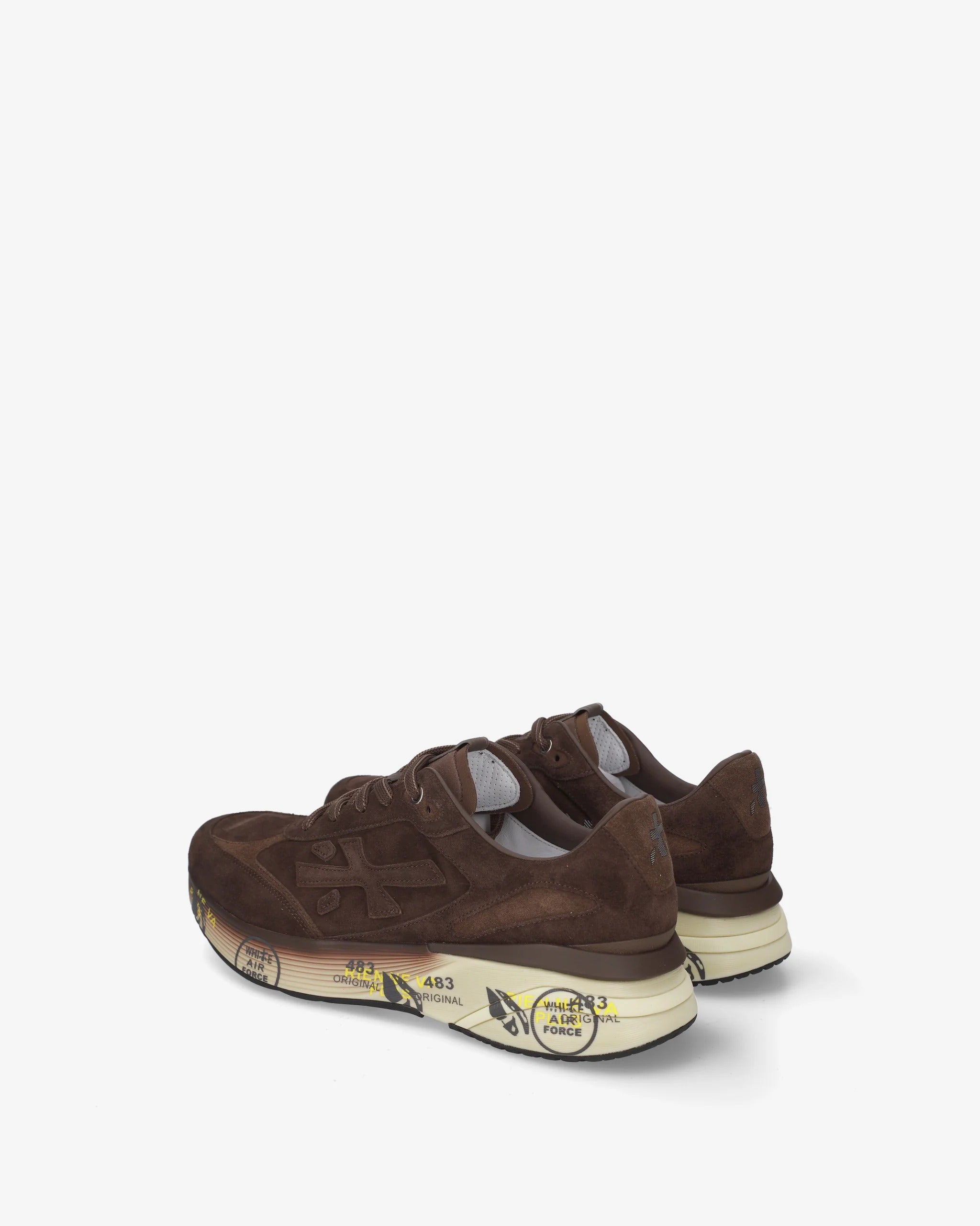 Premiata Moerun 8636 Sneakers Uomo Marrone Suede