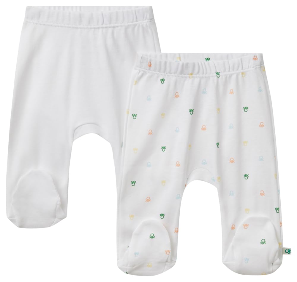Benetton 3pwb0f009 set 2 ghette bimbo 56 cotone