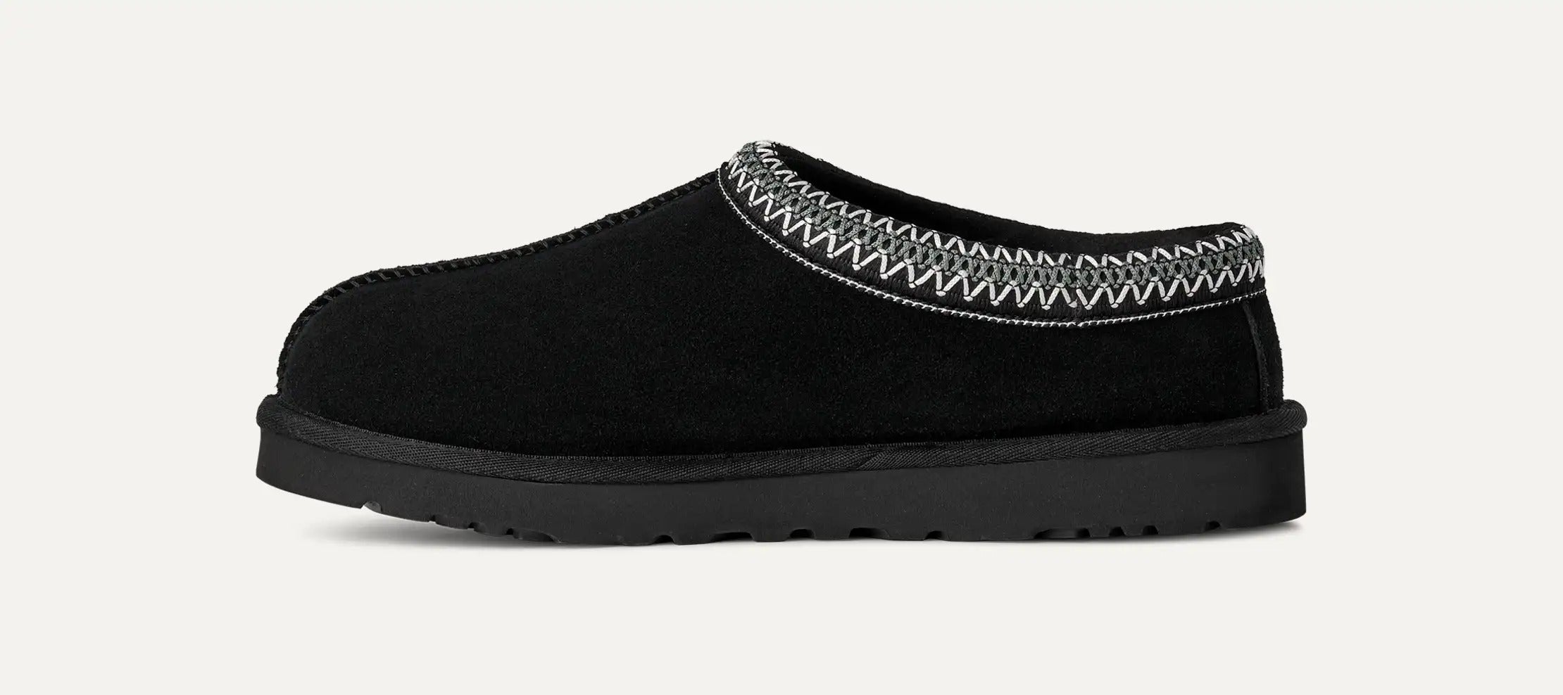 Ugg Tasman II 1174671 Ciabatta Uomo Nera Camoscio