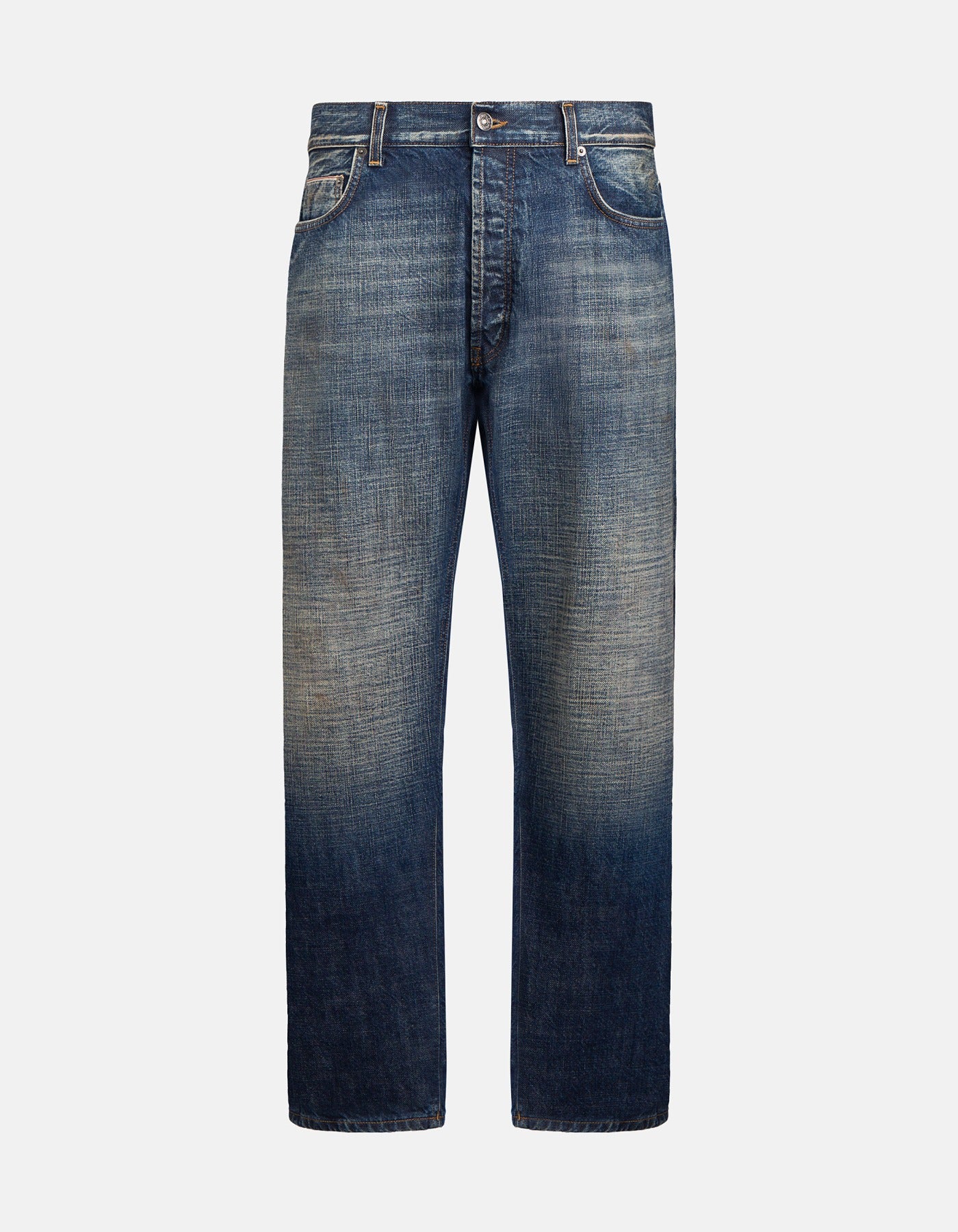 Dondup YUI UP724 jeans tapered blu uomo