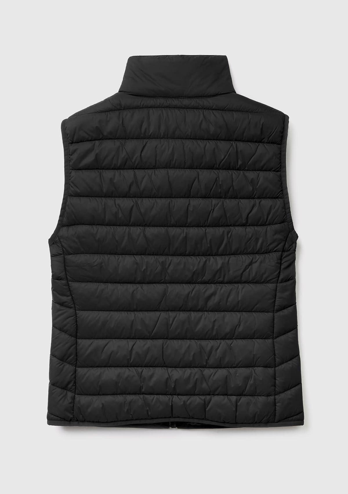 Benetton gilet donna imbottito con zip e tasche laterali
