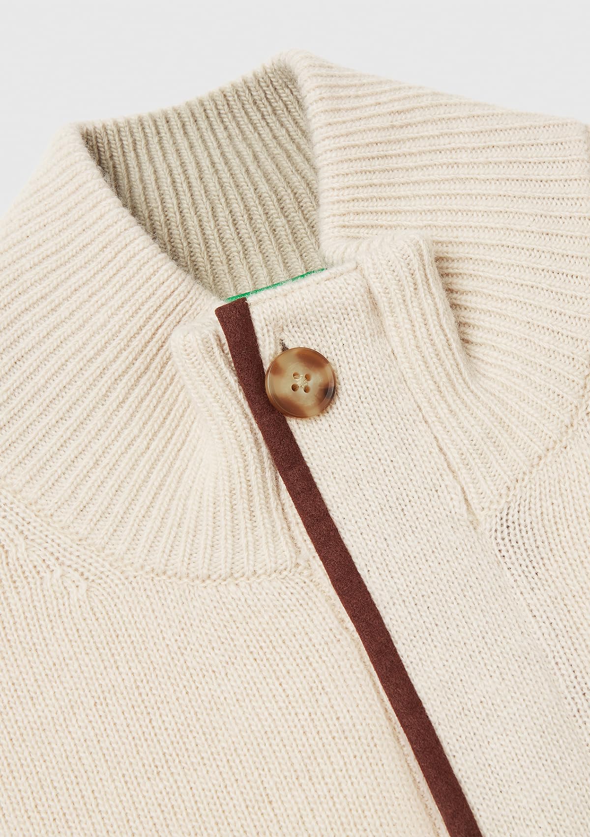 Benetton Maglieria 1444u2022 Maglione Uomo XS con zip