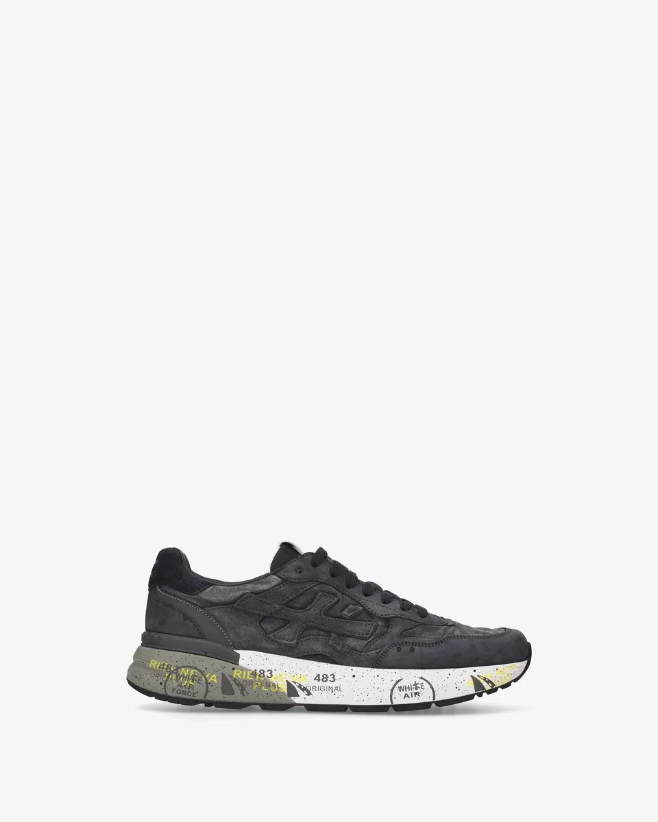 Premiata Mick 8448 sneaker uomo navy suede mesh