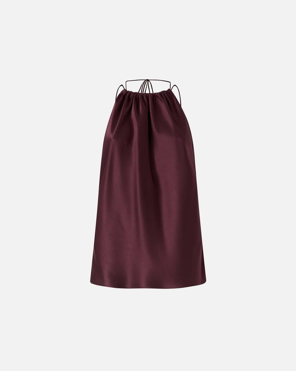 Pinko Carota 106621 A1Y5 top donna Bordeaux satin