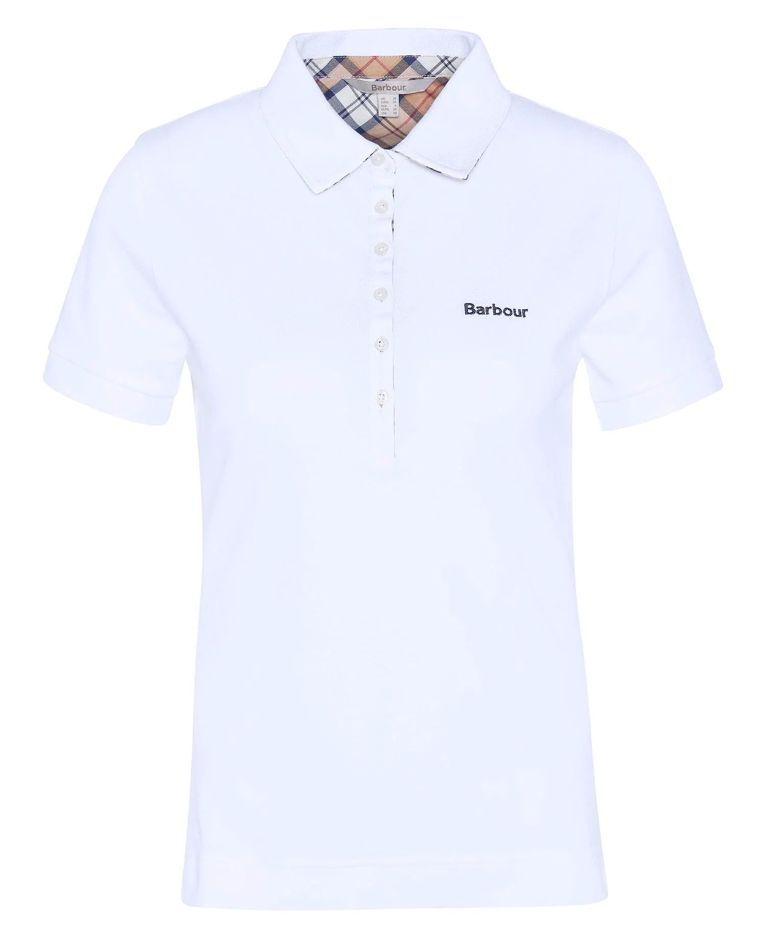 Barbour Portsdown LML0634 Polo Donna Bianco Cotone