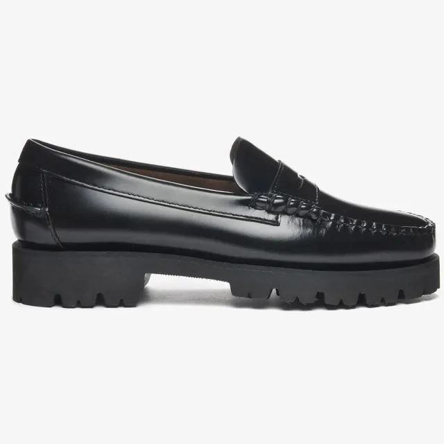 Sebago Dan Lug 7002IJO mocassino donna nero pelle