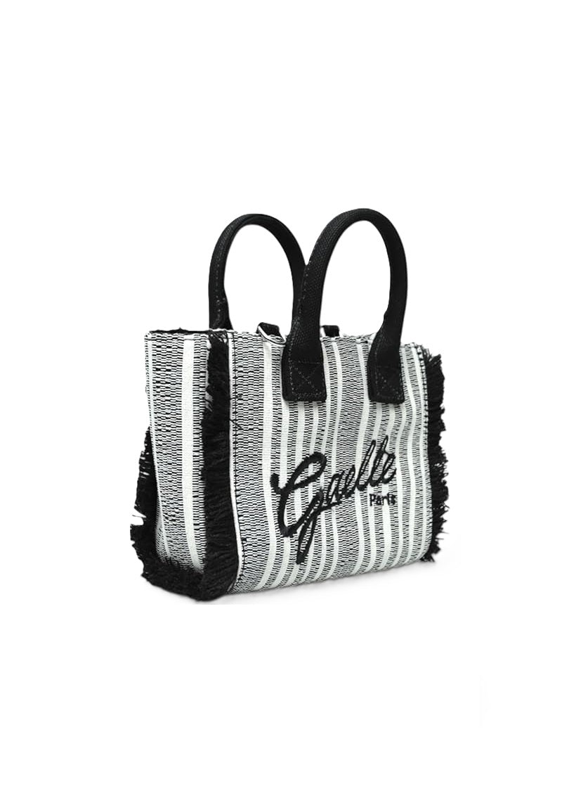 Gaelle Paris GAACW03192 Mini Shopper Cotone Nero Donna