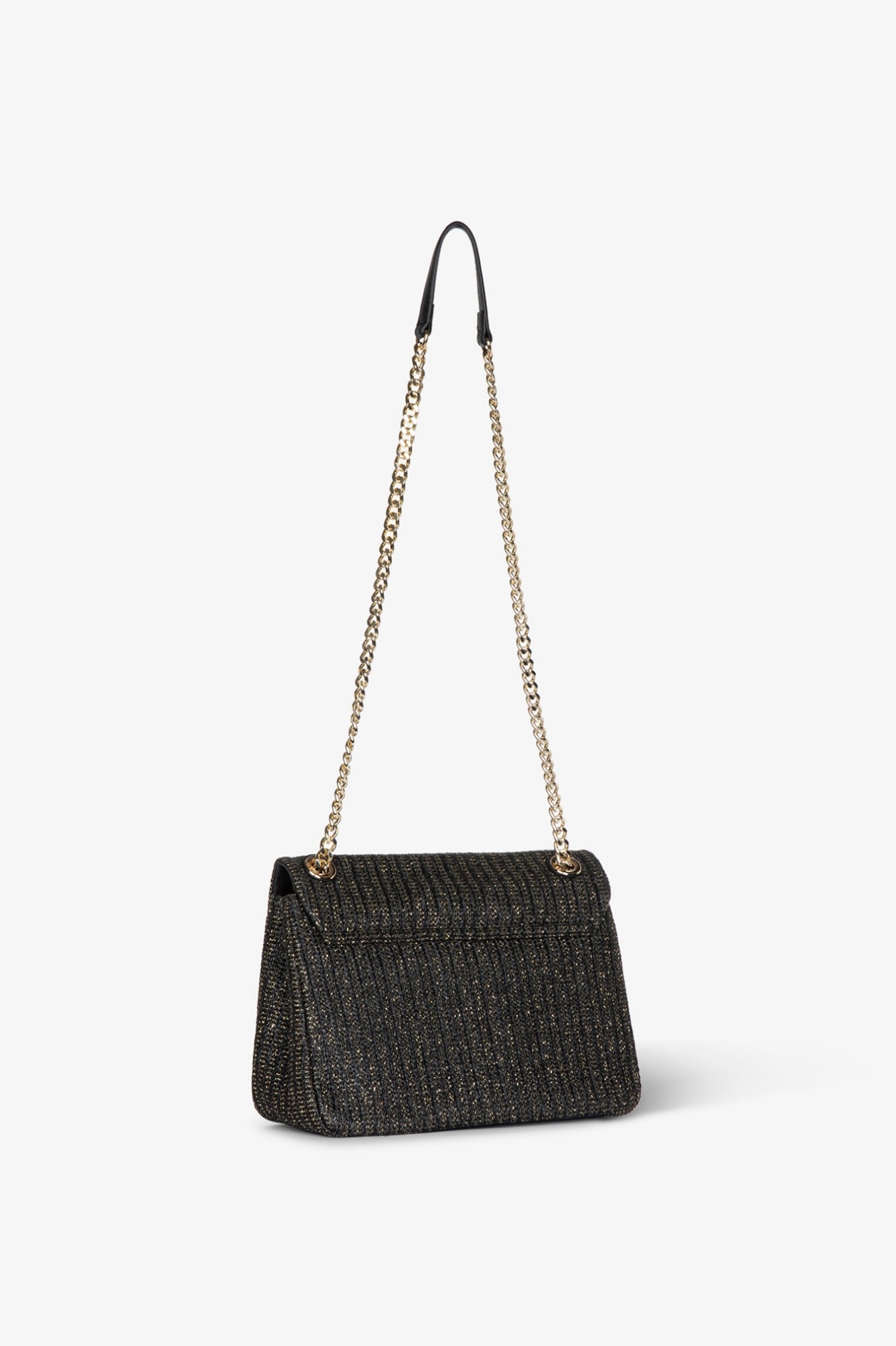 Gaelle Paris GAACW03096 Tracolla Donna Nero Raffia Lurex