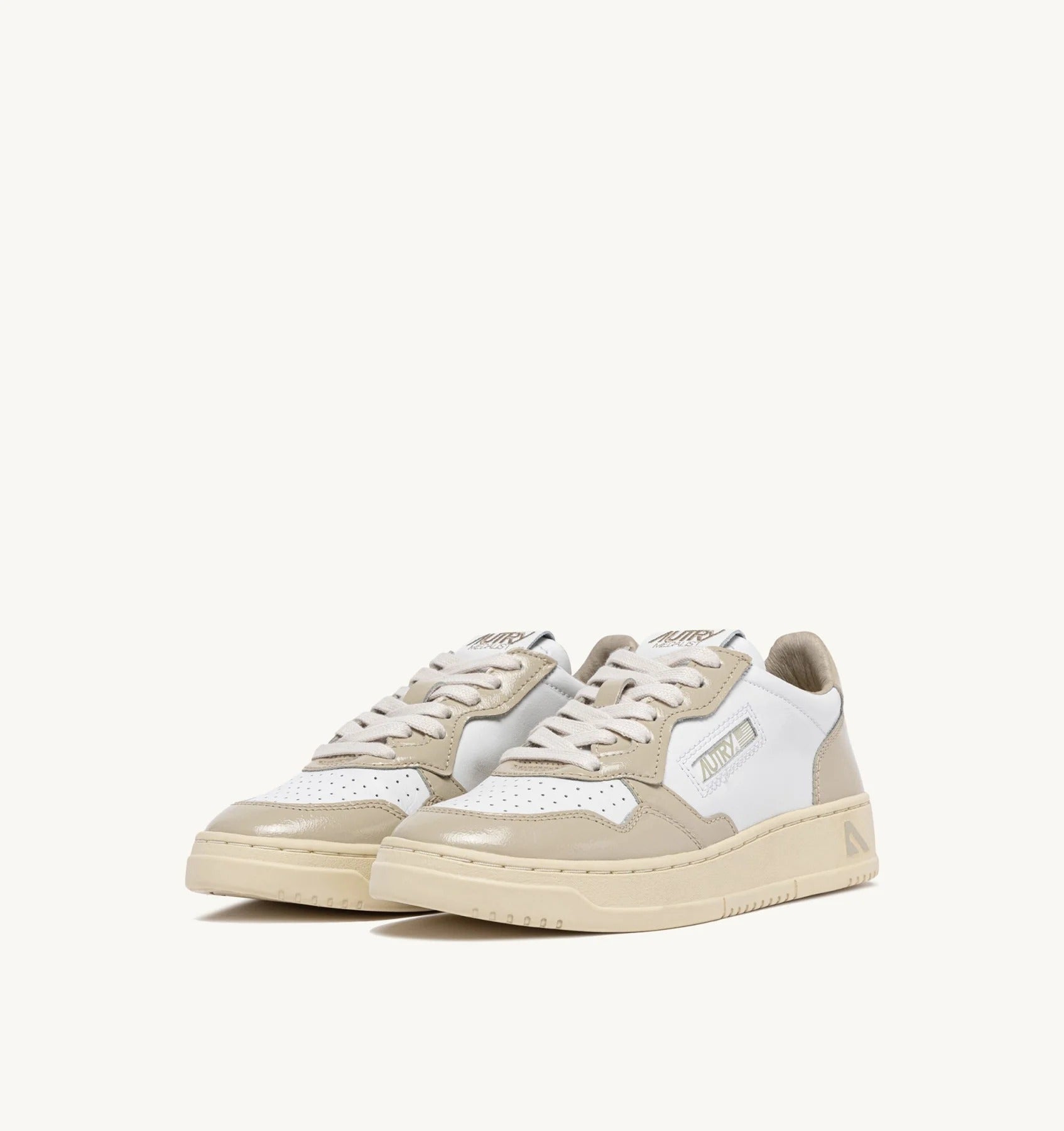 Autry Medalist AULW-RT01 Sneakers Donna White Gold