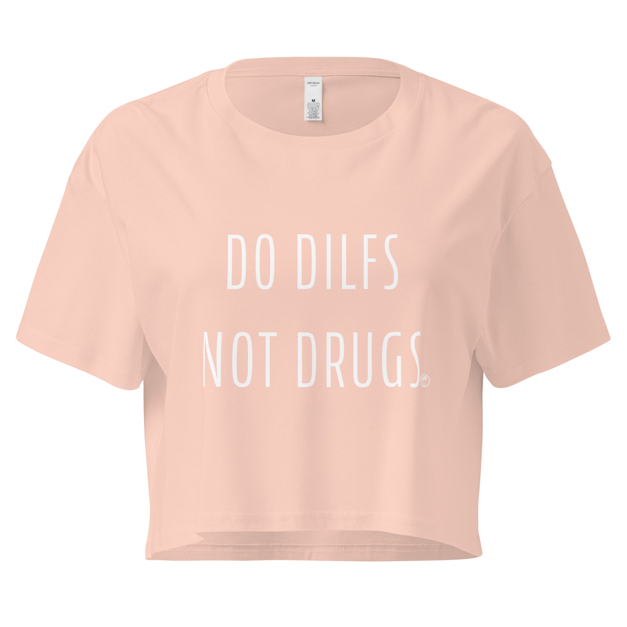 Pure Trash Do Dilfs Not Drugs Crop Top Nero cotone