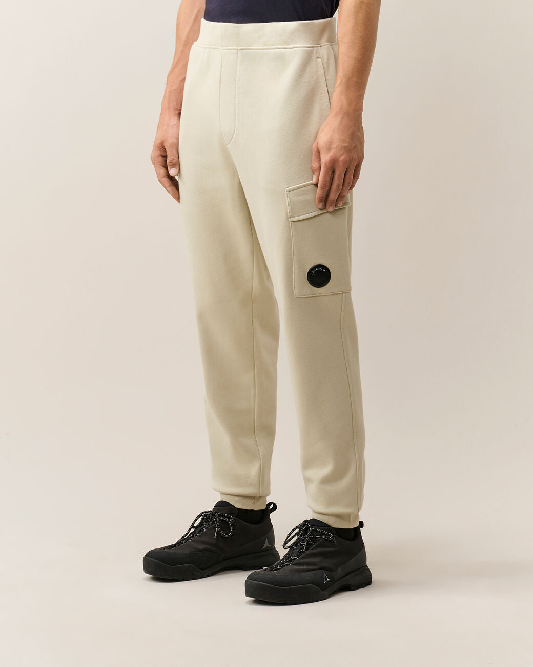 C.P. Company Diagonal 21CMSP717A Pantalone Uomo Grigio Silver