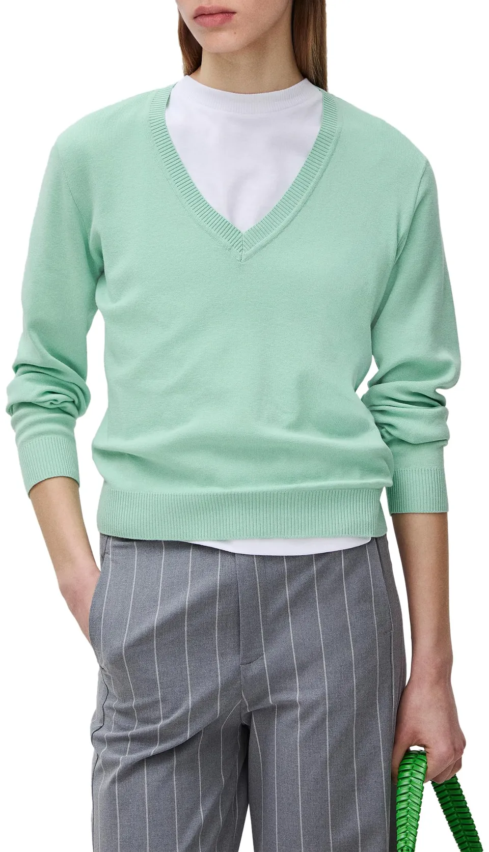 Benetton Maglieria Scollo V M/L maglia scollo a V manica lunga