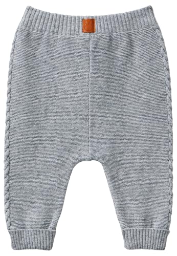 Benetton Pantaloni bimbi trecce taglia 50 grigio rosa
