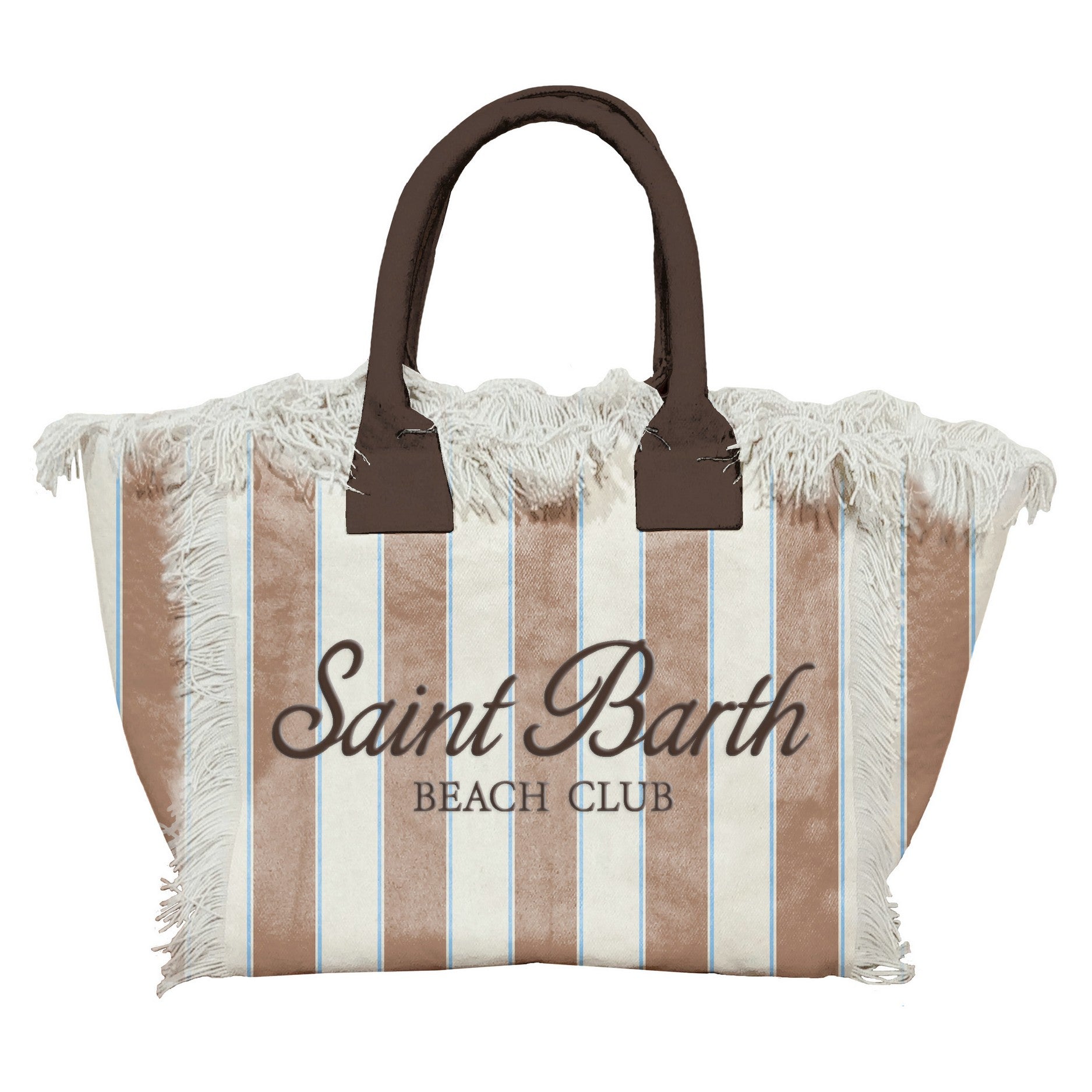 MC2 Saint Barth Colette 02597L borsa Beach Stripes Marrone