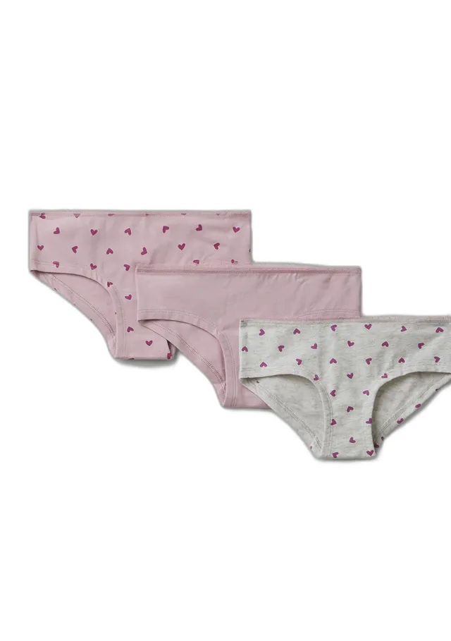 Benetton Intimo Set 3 Slip bambina culotte fantasia